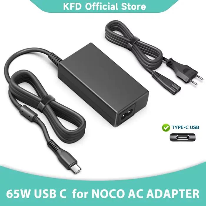65W USB C pour NOCO GBC011 adaptateur chargeur de batterie pour NOCO Boost X GBX45 1250A GBX55 1750A