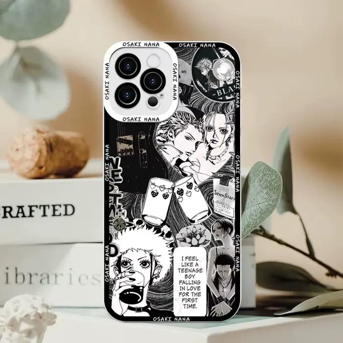 Coque de téléphone Oosaki Nana, dessin animé mignon, pour IPhone 16 Pro Max 15 14 13 12 11 Mini 16e 