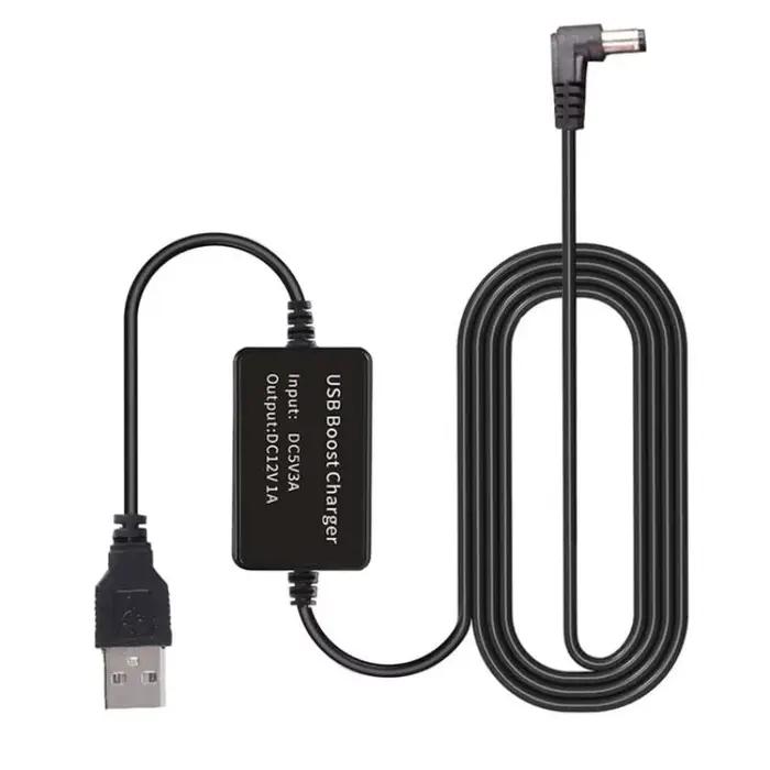 Câble USB vers RJ11 optimisé pour les détecteurs de radar avec prise DC55X21, assurant une alimentat