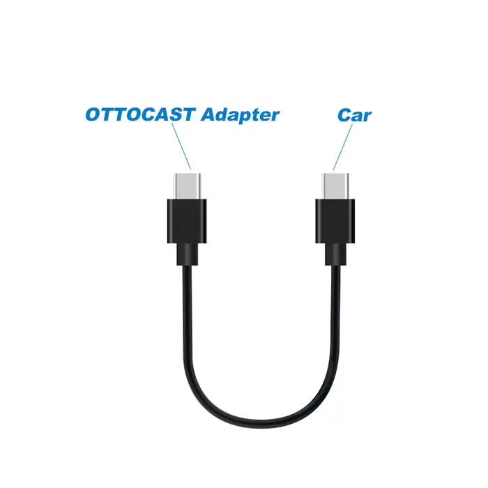 OTTOCAST-Câble adaptateur CarPlay C vers C pour Android Auto, sans fil, original