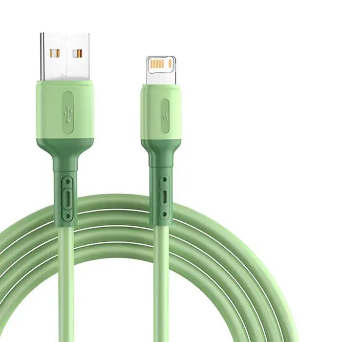 Câble USB en Silicone liquide pour Charge rapide, 20W, pour iPhone 11 12 13 Mini 14 Pro Max X XR XS 