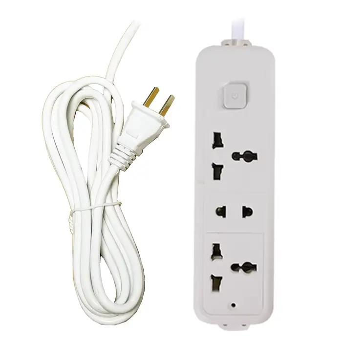 Multiprise 2USB 3/4 voies européenne et américaine, convertisseur de prise universelle, bande de tra