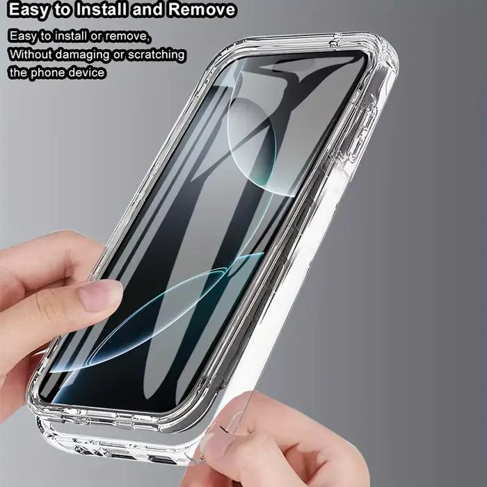 Coque de téléphone complète en Silicone, 360, pour iPhone 17 16 15 14 13 12 11 Pro Max X XS XR 7 8 S