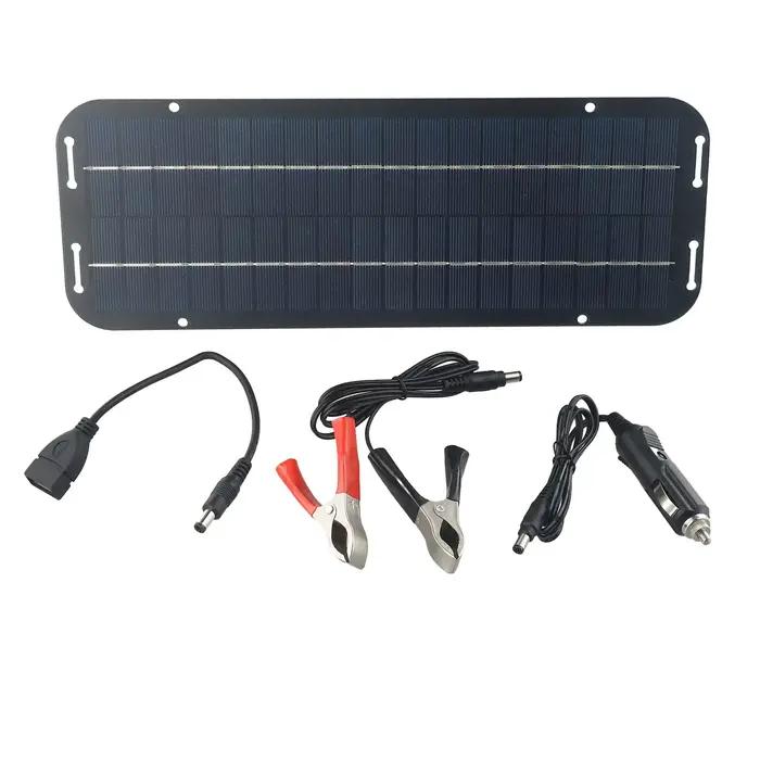 Panneau solaire 60W, chargeur de batterie solaire, 12V volts, kit complet de batterie pour caravane,