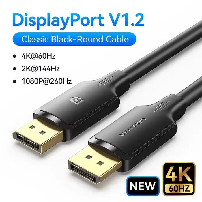 Vention displayport 1.4 câble 8K 60HZ 4K HDR 165hz displayport vidéo PC portable TV displayport 1.4 