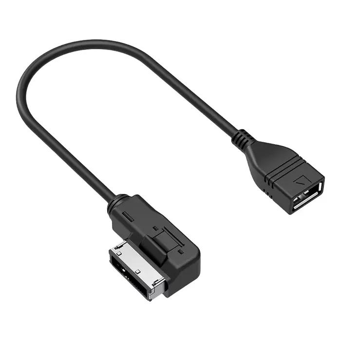 Câble AUX USB AMI vers USB, adaptateur multimédia, musique petfemelle, MDI, MMI, VW, Audi A6L, Q5, Q