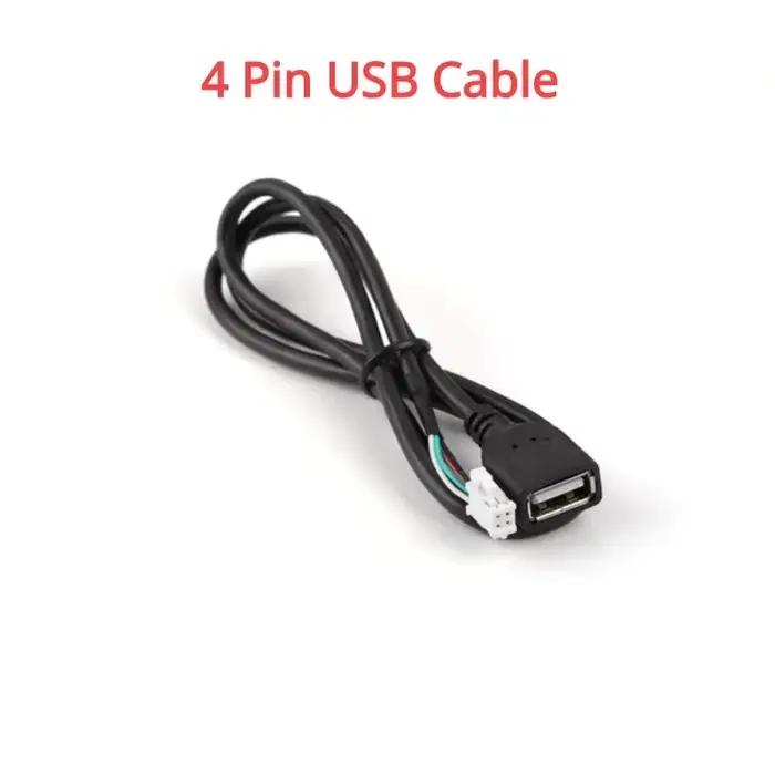 Câble USB universel à 6 broches, câble USB à 4 broches pour lecteur multimédia de voiture