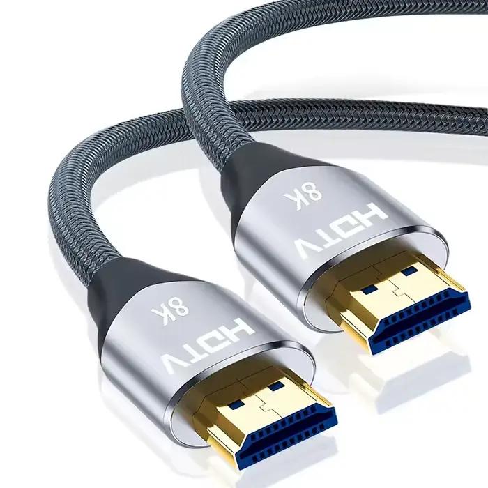Câble HDMI 2.1 8K 4K@120Hz 8K@60Hz 48Gbps Ultra Haute Vitesse eARC ARC HDCP pour RTX Câble Vidéo PC 