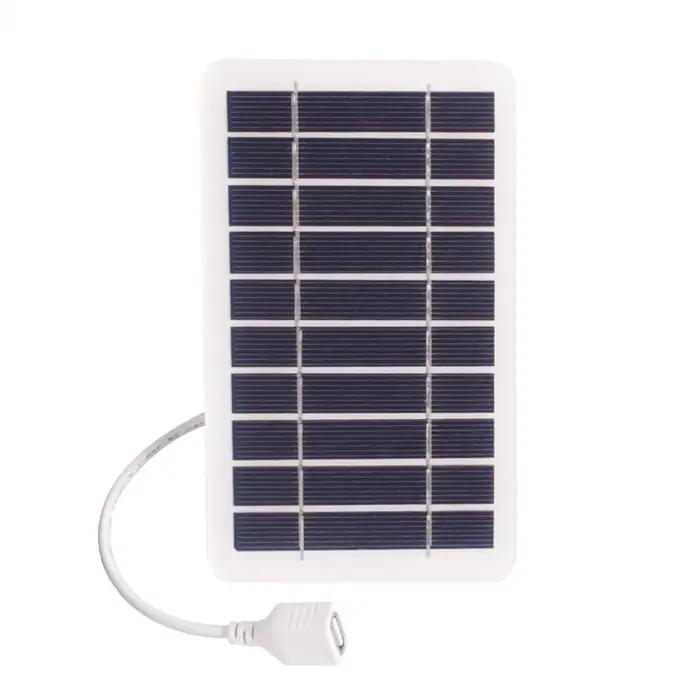 Chargeur de panneau solaire Portable, USB, sûr et Stable, Compatible avec les téléphones, ventilateu