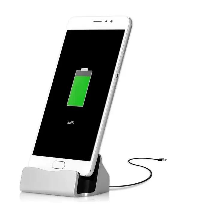 Support de téléphone avec chargeur USB de Type C, pour IPhone 17 16 15 Pro Max Samsung S24 S25, Stat