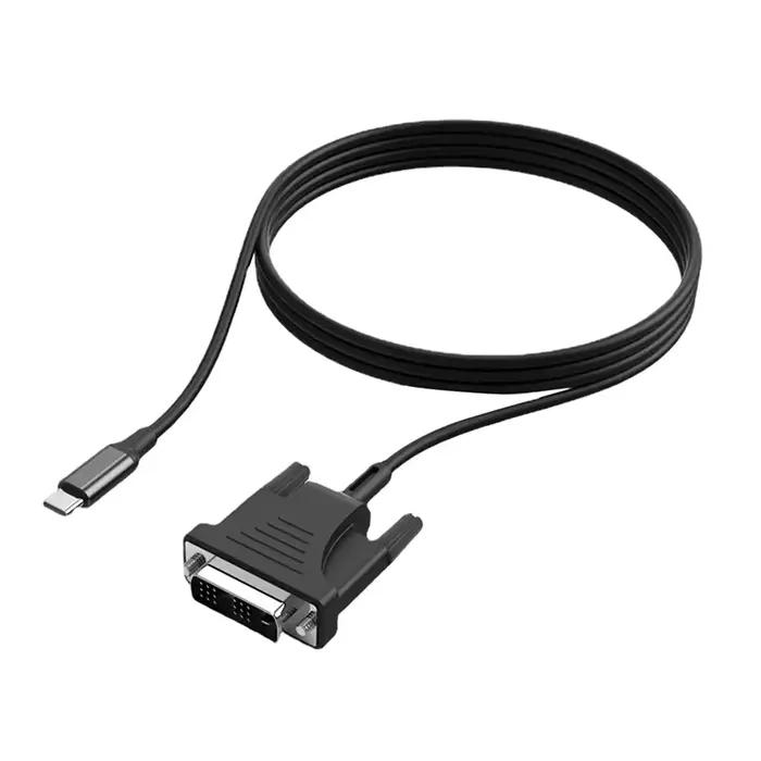 Câble USB C vers DVI complet 1080P type-c DVI 24 + 1 24 + 5 adaptateur convertisseur pour PC portabl