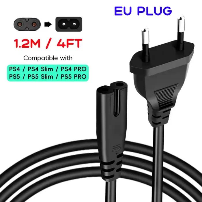 Câble d'alimentation pour Xbox, PlayStation 5 & 4, compatible avec Xbox, PS5 / Pro / Slim, PS4 / Pro