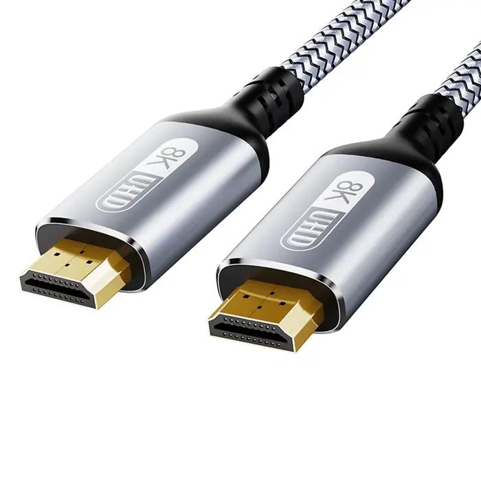 Vothoon câble 8K 2.1 120Hz 4K Compatible HDMI 2.1 Ultra haute vitesse HDR eARC pour boîtier HDTV pro