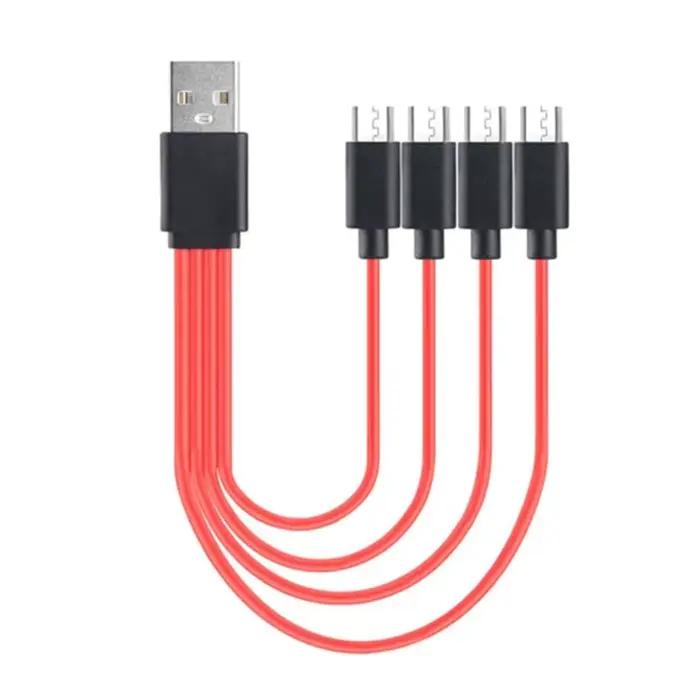 Câble de charge multiple 4 en 1, adaptateur micro USB
