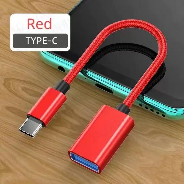 USB-C vers USB OTG câble adaptateur USB Type C mâle vers USB femelle câble adaptateur OTG câble conv