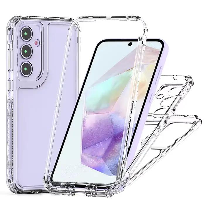 Coque blindée antichoc 3 en 1 pour Samsung Galaxy A17 A26 A36 A56 A16 S25 edge S24 Plus FE, coque ar