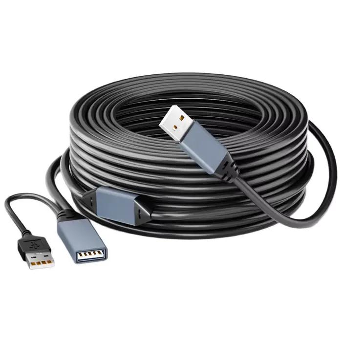 Câble de données USB 2.0 3.0 mâle vers femelle, câble d'extension 5M 10M 20M 30M, câble de transmiss