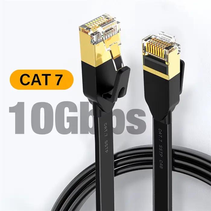Câble Ethernet Cat 7 Lan, 20m 30m, câble réseau STP RJ45 pour cordon de raccordement Compatible pour