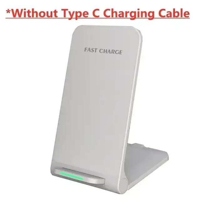 VIKEFON – Station de chargement sans fil pour écouteurs et téléphone, support de charge rapide pour 