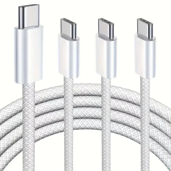 Câble de charge rapide haut de gamme 1M/2M/3M 60W Type C à C pour téléphone tablette PC ordinateur p