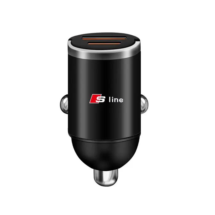 Chargeur rapide de voiture, Ports USB type-c, adaptateur d'alimentation, accessoire pour Audi A3 A4 