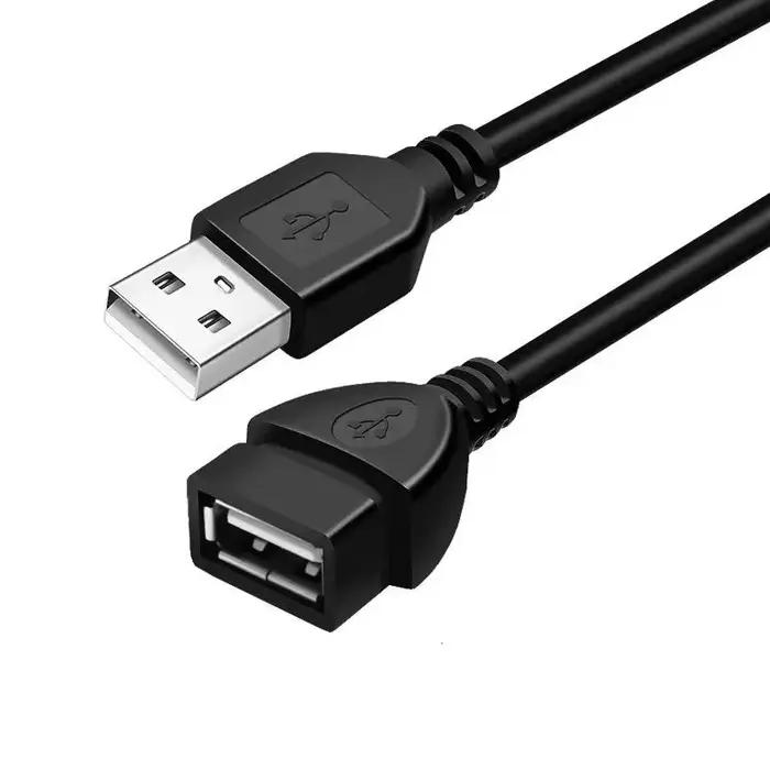 1/2 pièces câble d'extension USB 2.0 0.6m/1m/1.5m fil ligne de Transmission de données câble d'exten