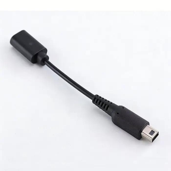 Câble USB C pour 2DS 3DS NDSi 3DSLL XL NEW 3DS LL, adaptateur de charge pour manette, type C, cordon