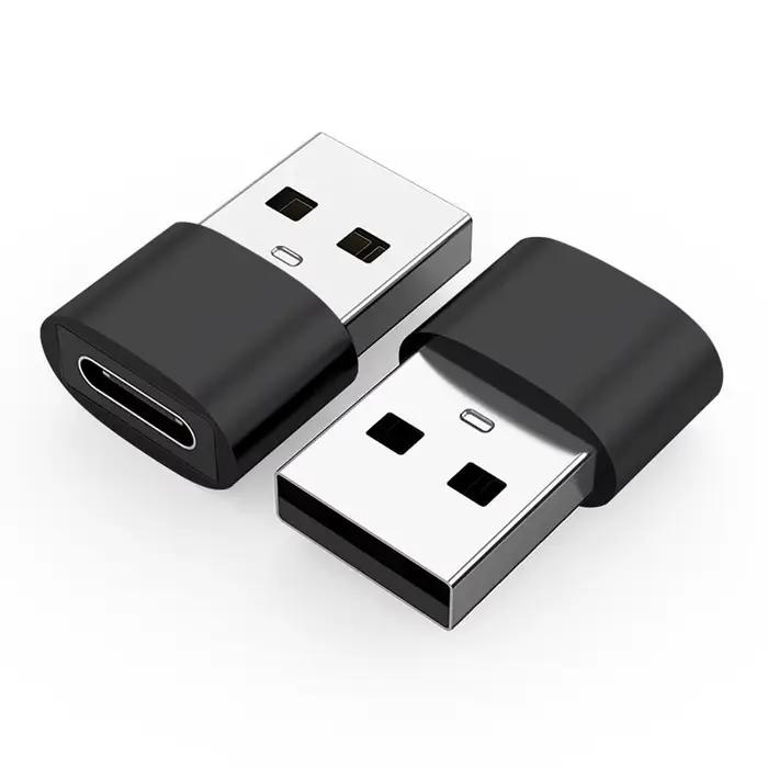 Convertisseur de Transmission de données de chargement intégré pour voiture, USB vers Type C, câble 