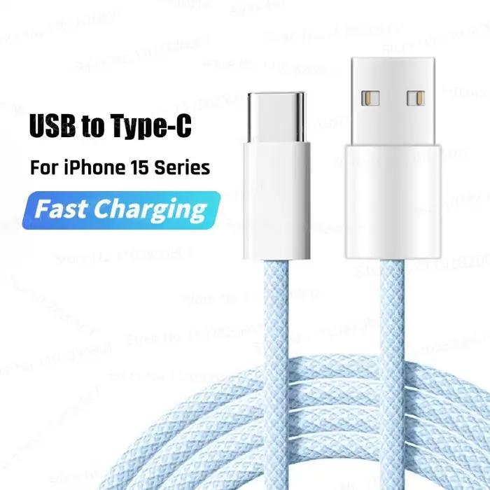 Câble USB 35W pour Apple iPhone 17 Air 16 15 Pro Max 15 Plus, CarPlay Exclusif, Allergique, Recharge