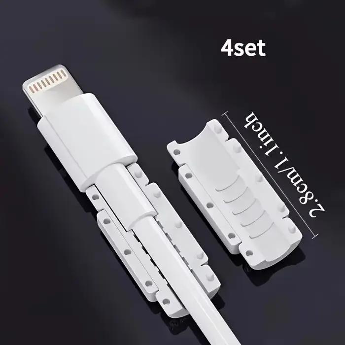 Protections de câbles en PVC - Protège-câbles de charge durables pour téléphones, câbles USB, câbles