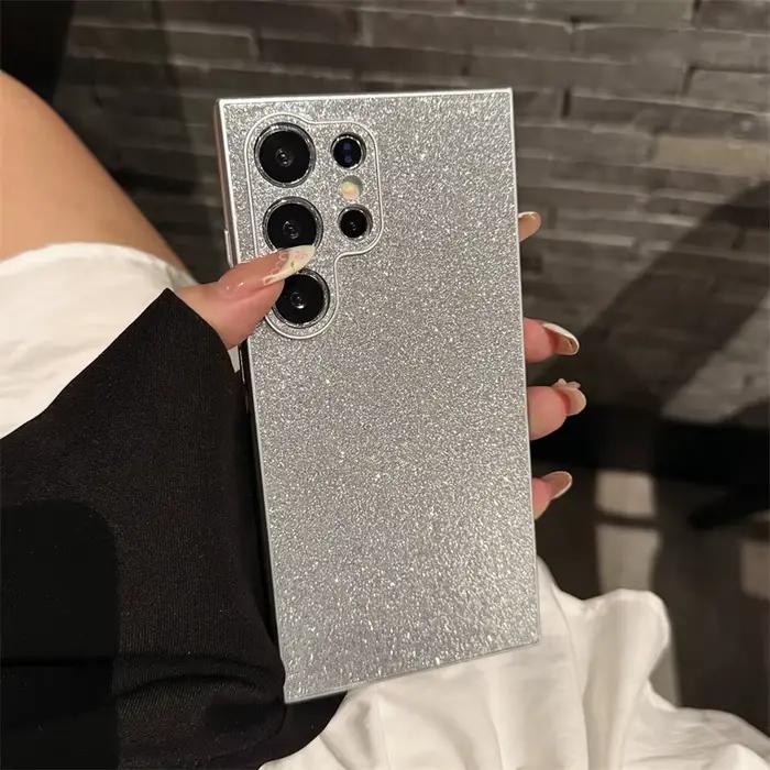 Étui de luxe brillant à paillettes, résistant aux chocs, mat, pour Samsung Galaxy S25 S24 S23 S22 Ul