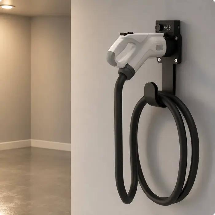 Support mural verrouillable pour chargeur de voiture électrique, support de chargeur, installation f