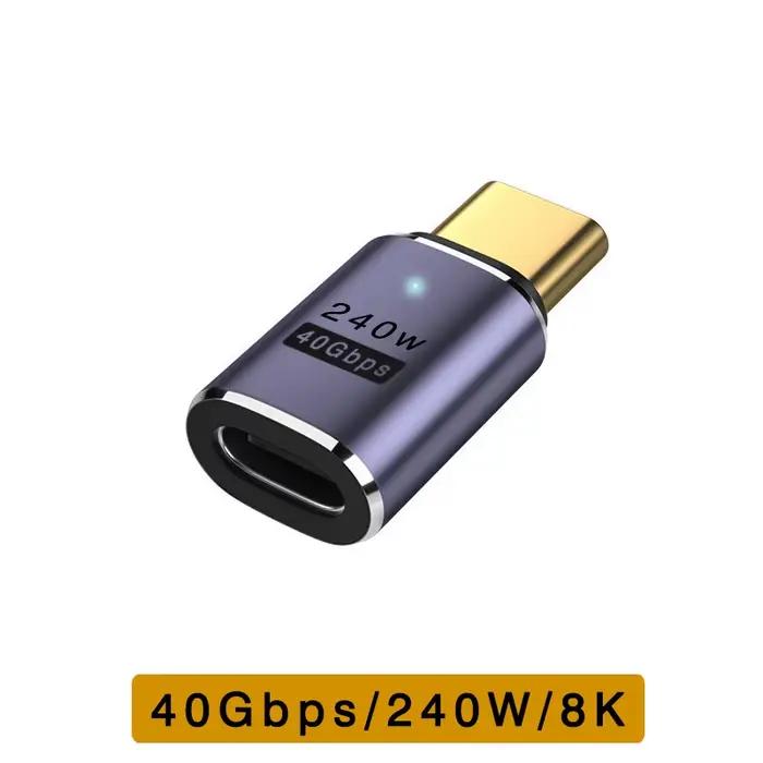 UGOURD USB4 adaptateur USB C vers USB C Thunderbolt 3/4 40Gbps OTG câble d'extension adaptateur Type