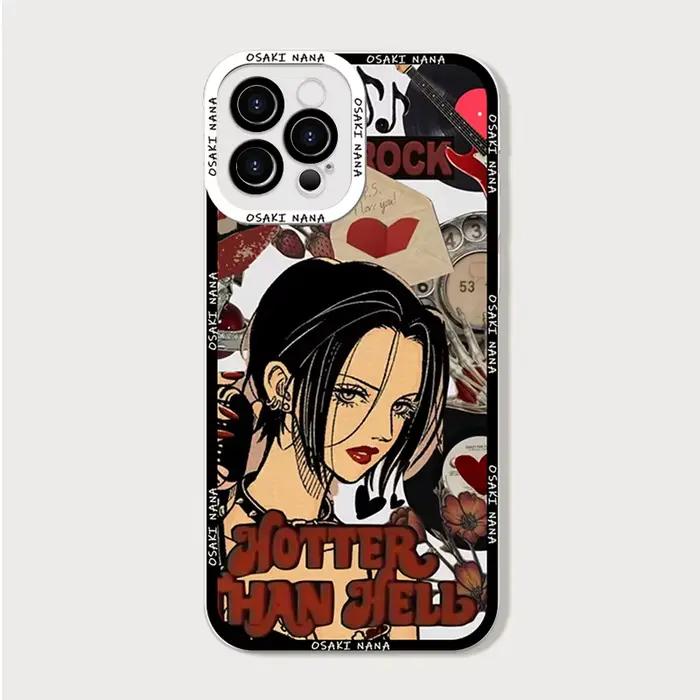 Coque de téléphone Oosaki Nana, dessin animé mignon, pour IPhone 16 Pro Max 15 14 13 12 11 Mini 16e 