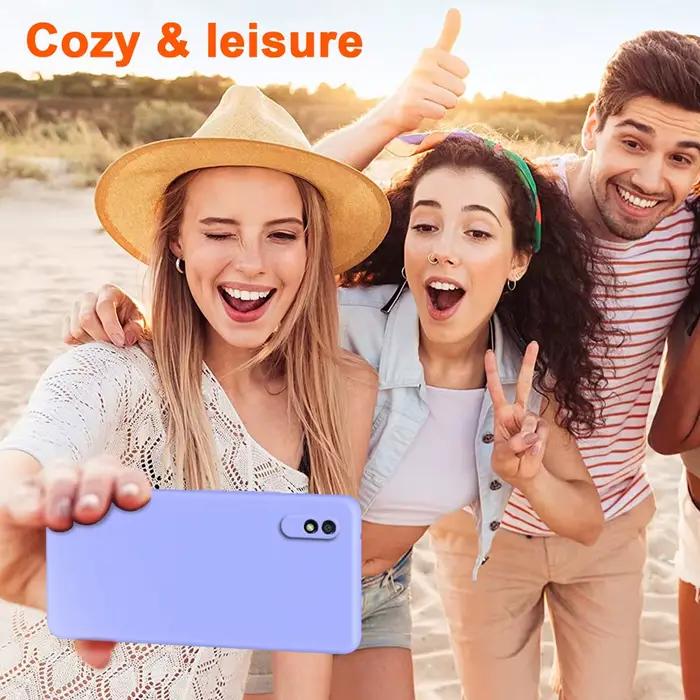 Coque de téléphone en Silicone liquide de luxe pour Xiaomi Redmi 9A 9 AT 9i 9AT