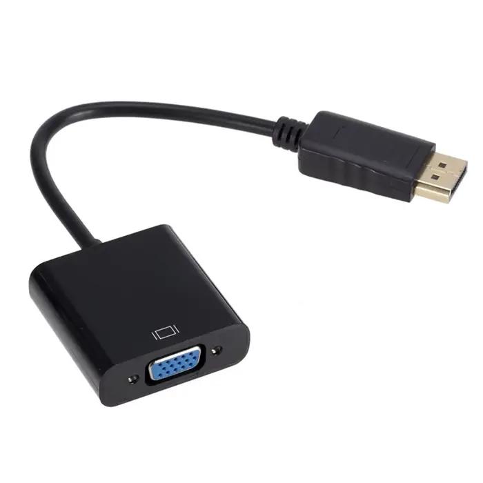 Câble adaptateur DisplayPort 1080 DP vers VGA, convertisseur mâle vers femelle pour PC, ordinateur p