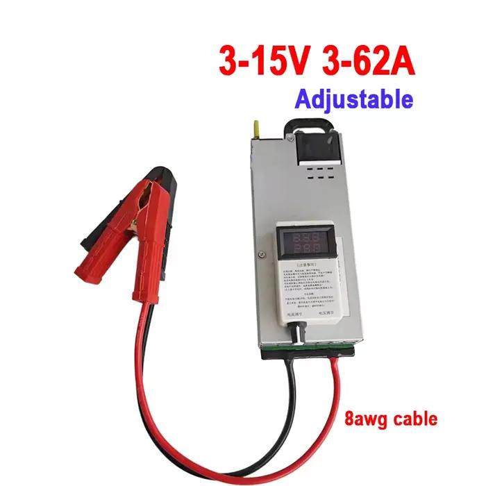 Chargeur réglable 12V 120A Lifepo4 3-15V 3-120A 100A 80A 60A 50A 14.6V 4.2V Chargeur 12.6V 100A Lith
