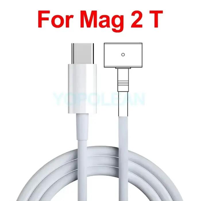 Câble de charge USB-C 45W 60W 85W pour adaptateur Macbook Pro Air Mag 1 Mag 2 A1278 A1286 A1465 A146