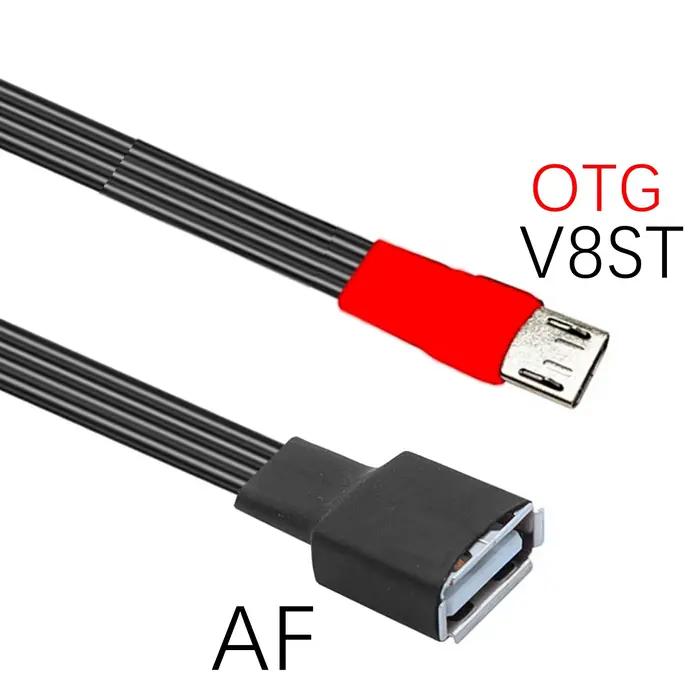 Câble USB micro plat vers OTG adapté aux téléphones et ordinateurs fonction sur adaptateur micro usb