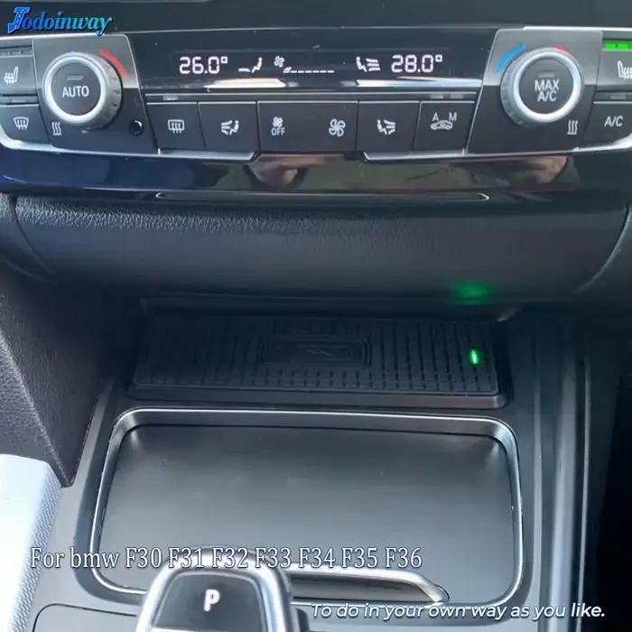 Chargeur sans fil de voiture pour BMW, support de téléphone, évolution, charge rapide, accessoires, 