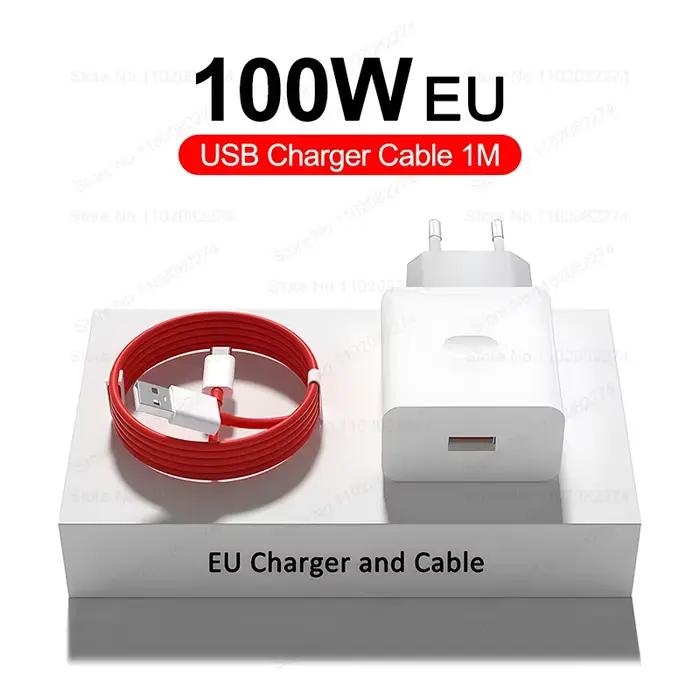 Pour chargeur OnePlus 100W SuperVOOC chargeurs rapides pour OnePlus 13 12 11 10 Pro Nord CE4 CE3 Lit