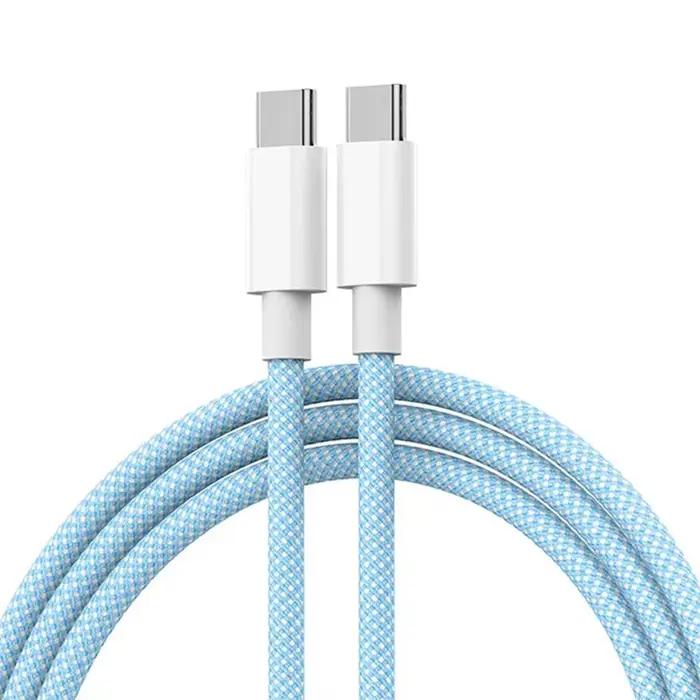 Câble USB C pour Apple iPhone 17 16 15 Pro Max PD 60W, câble de charge rapide pour Huawei Xiaomi Sam