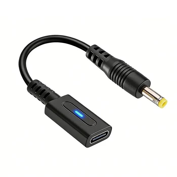 Câble USB C PD pour PSP1000 2000 3000, adaptateur de charge pour manette, cordon de conversion LED T