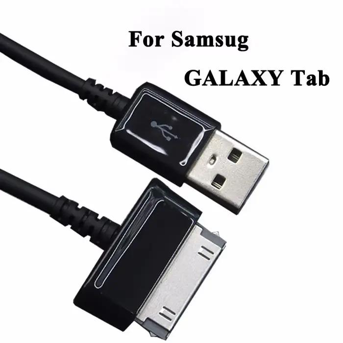 Câble de chargeur de données USB 1m/2m, pour tablette samsung galaxy tab 2 3 10.1 P3100 / P3110 / P5