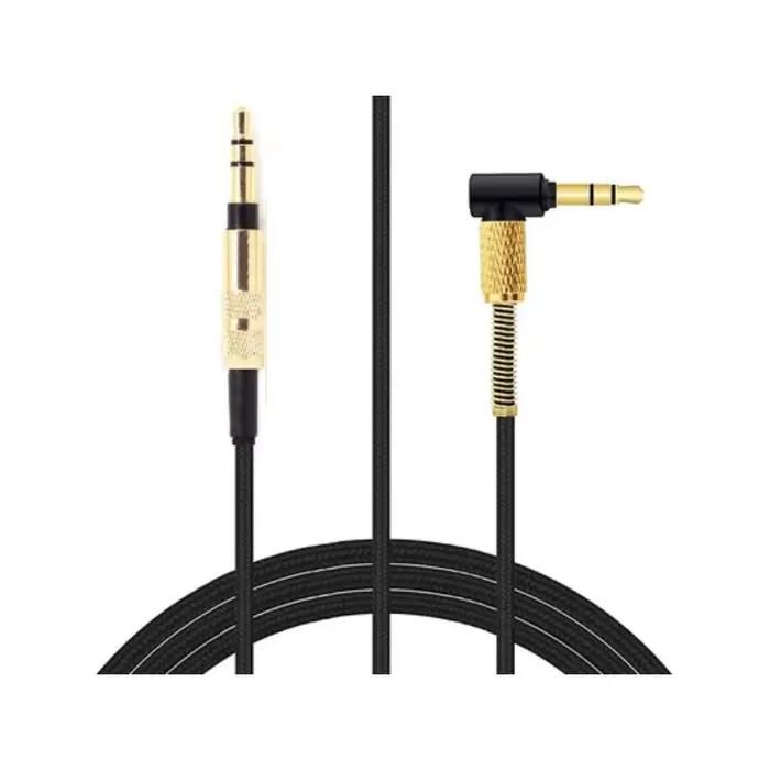 Câble Audio de 3.5 à 3.5mm avec câble de casque en blé, pour Philips SHP9500 SHP9600 SONY Hesh 2 B &