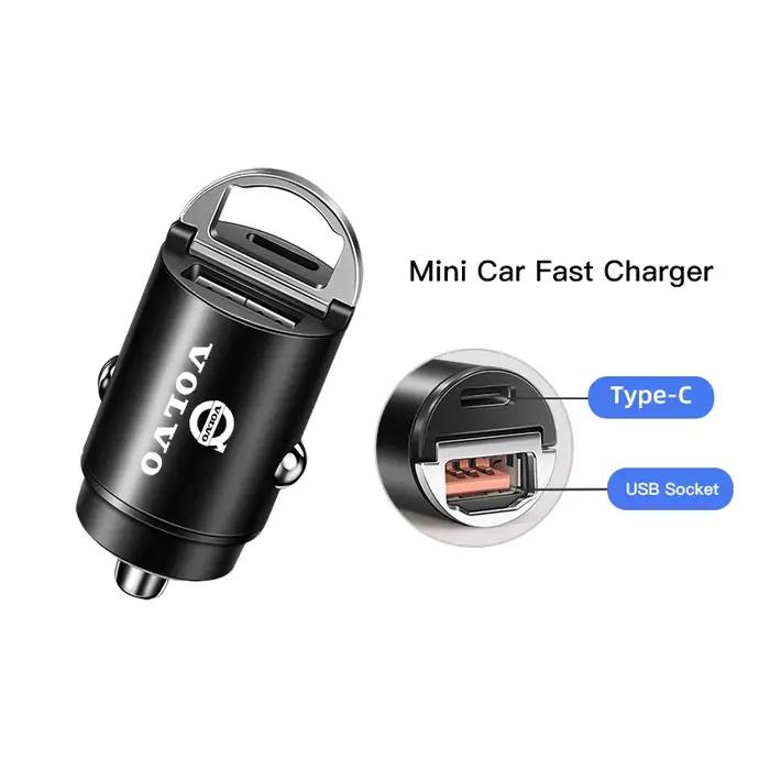 Micro chargeur rapide pour voiture, allume-cigare de véhicule, prise de conversion pour Volvo EX30 X