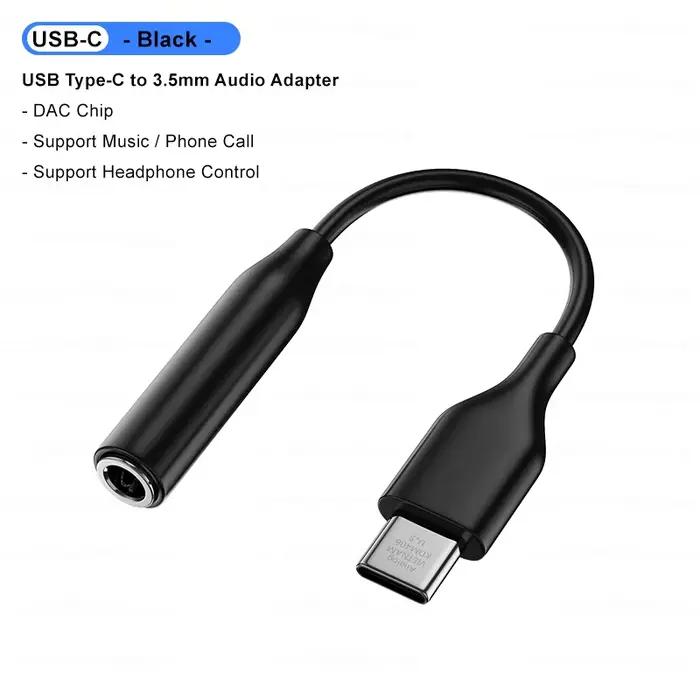 Adaptateur USB Type C vers 3,5 mm d'origine Samsung, câble audio DAC pour écouteurs 3,5 Jack pour Ga