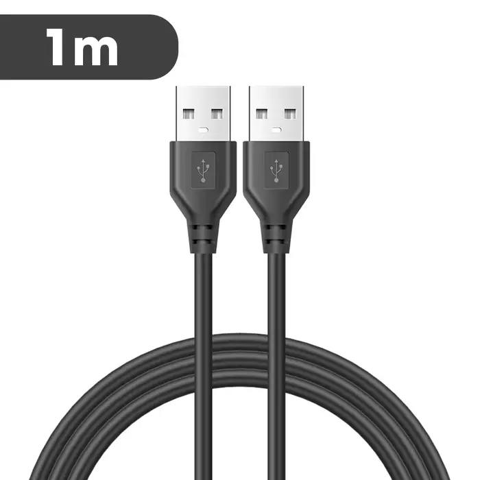 Câble d'extension USB 2.0 USB A mâle à mâle, transfert de données à grande vitesse, cordon de connex