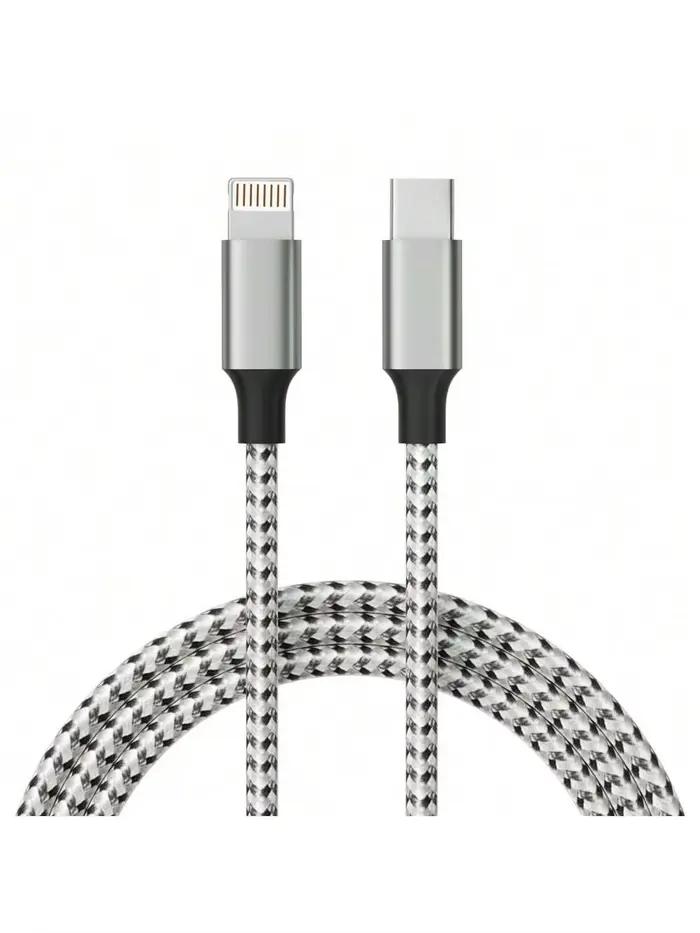 Câble USB C vers Lightning certifié MFi, charge rapide, compatible avec Apple iPhone 14 13 12 11 Pro