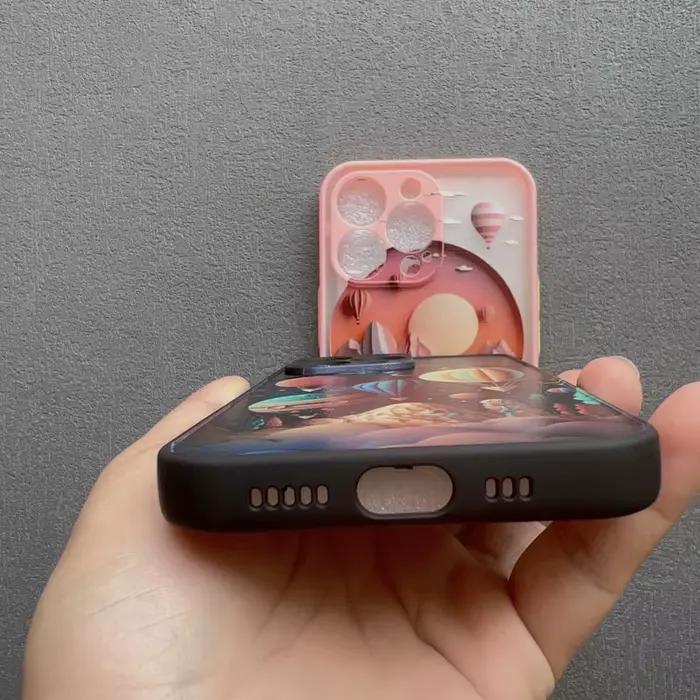Coque de téléphone avec impression de paysage, étui arrière pour iPhone 17 16 15 Plus XS X XR 14 13 